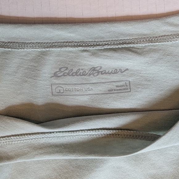 Eddie Bauer Celadon Boatneck Boxy T-Shirt - Picture 3 of 11